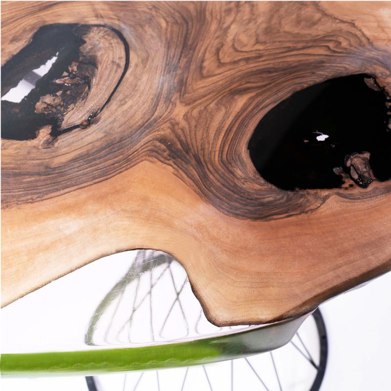 Walnut Epoxy Bar Table