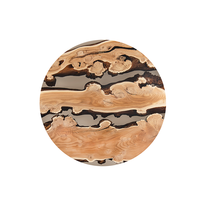 Epoxy Round Table