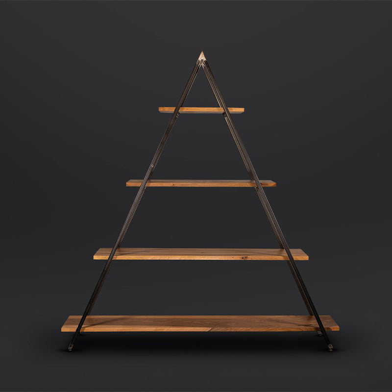 Metal Walnut Shelf