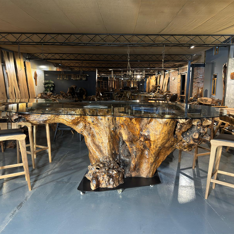 Walnut Body Bar Table