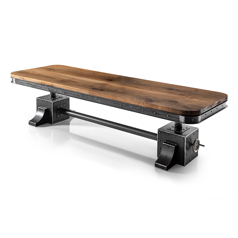 Walnut Table with Reel Legs