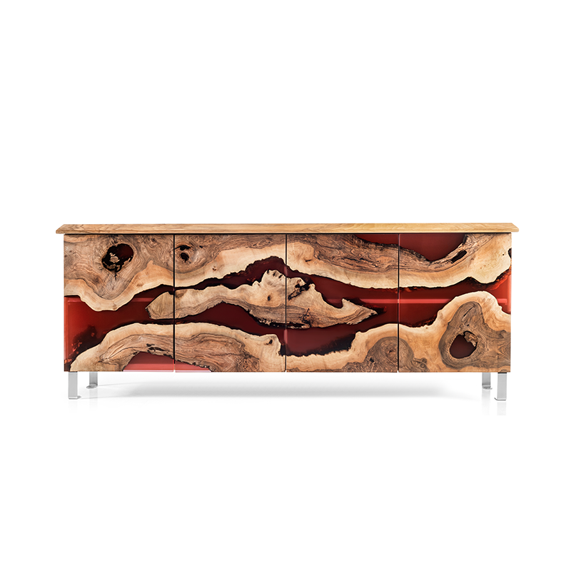 Epoksili Ceviz Konsol