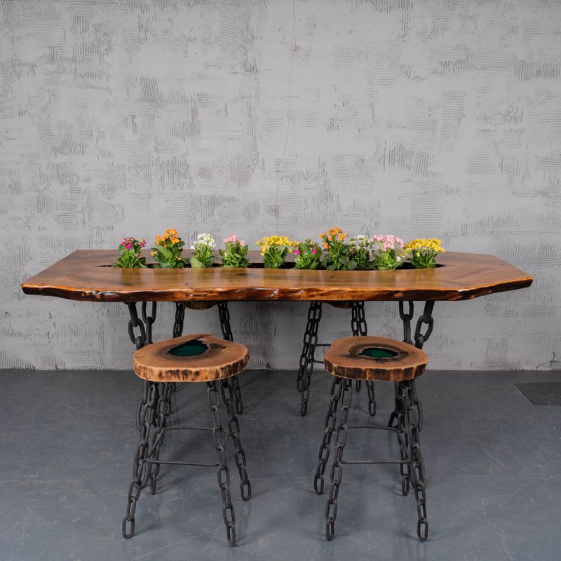 Walnut Bar Table
