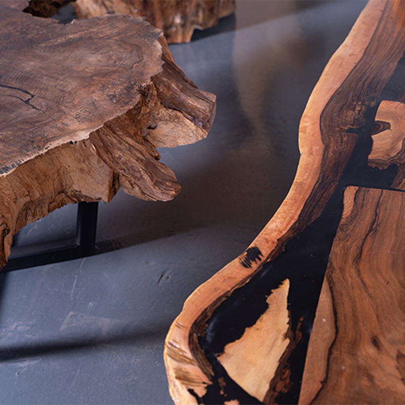 Walnut Carved Seating Group