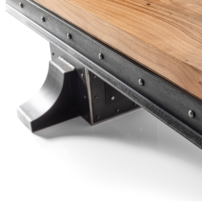 Walnut Table with Reel Legs