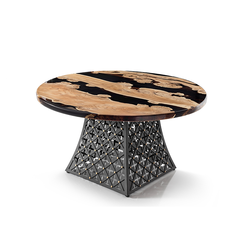 Epoxy Round Table