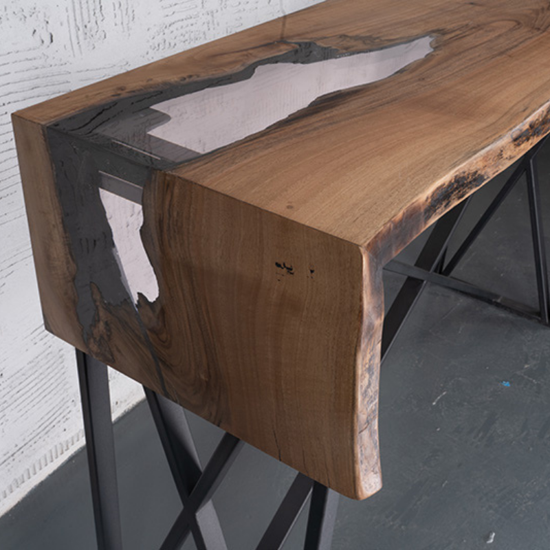 Walnut Epoxy Dresser