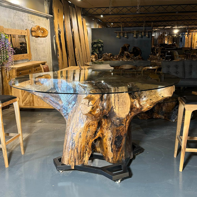 Small Walnut Body Bar Table