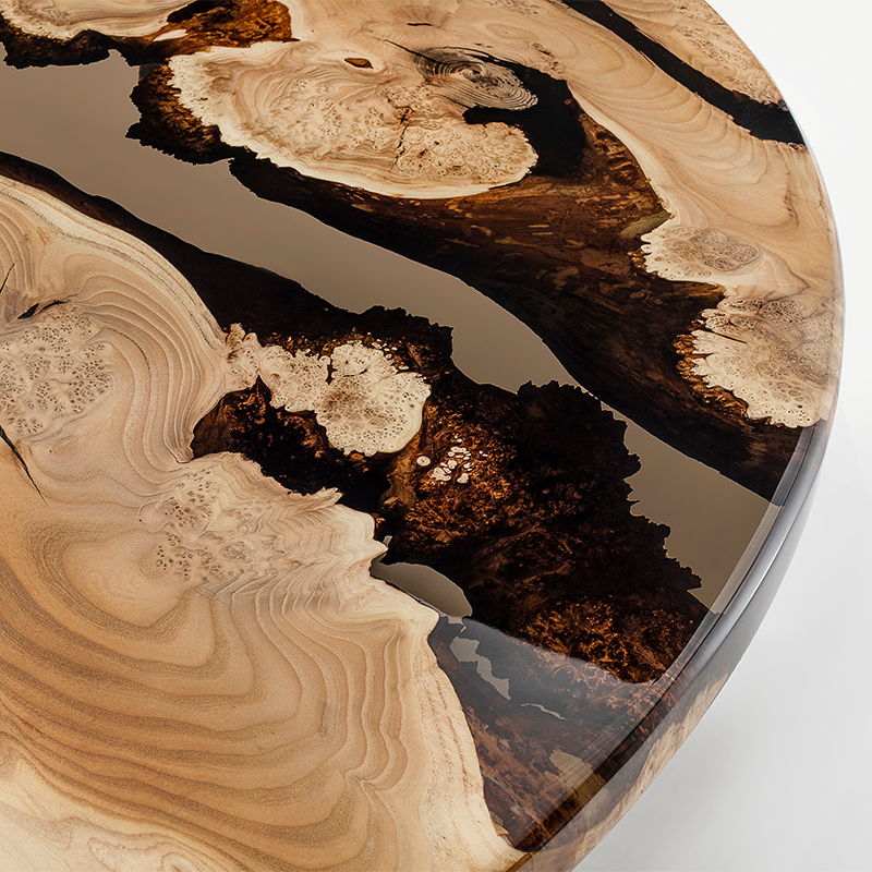 Epoxy Round Table