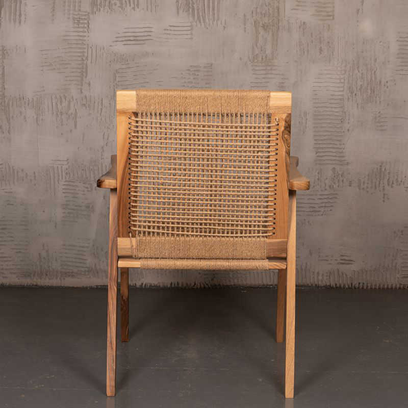 Walnut Braided Chair