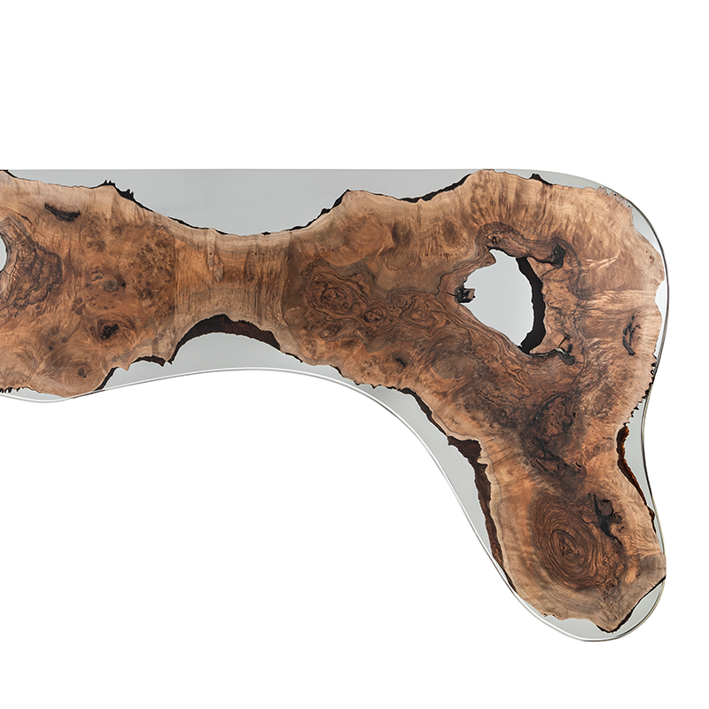 Epoxy Walnut Executive Desk