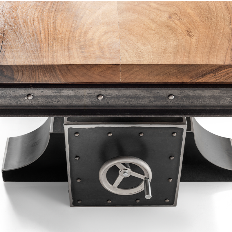 Walnut Table with Reel Legs