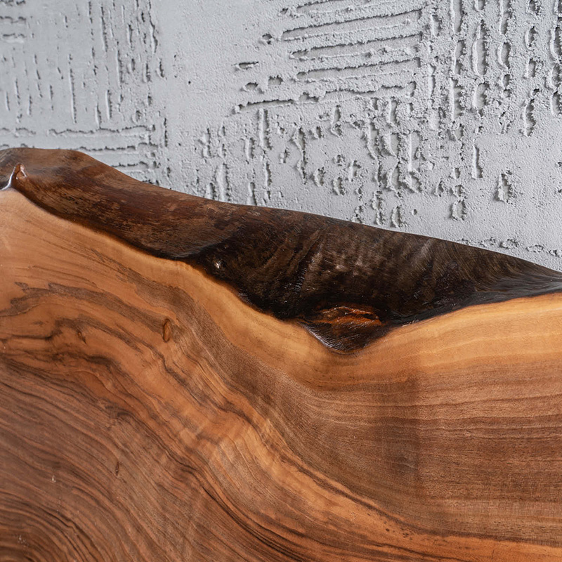 Metal - Walnut Headboard Bed