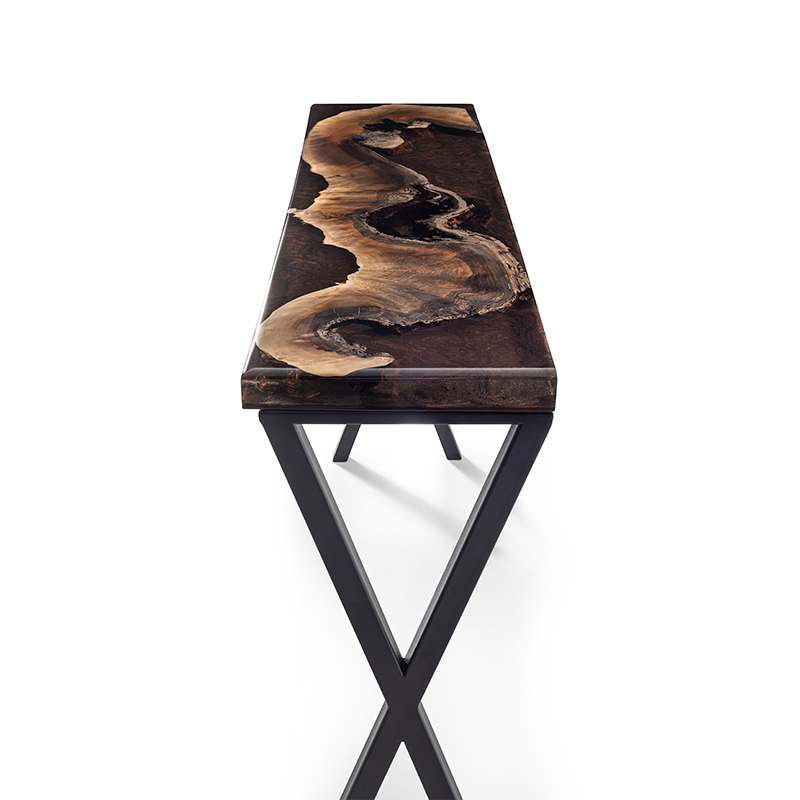 Epoxy Coated Walnut Dresser