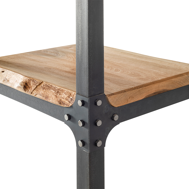 Metal Walnut TV Unit