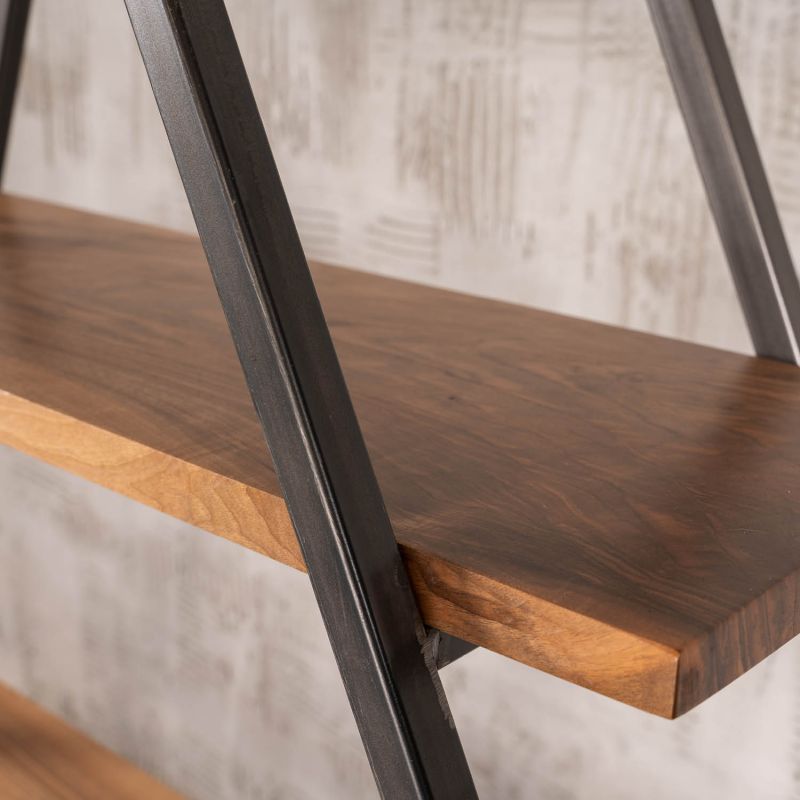 Metal Walnut Shelf