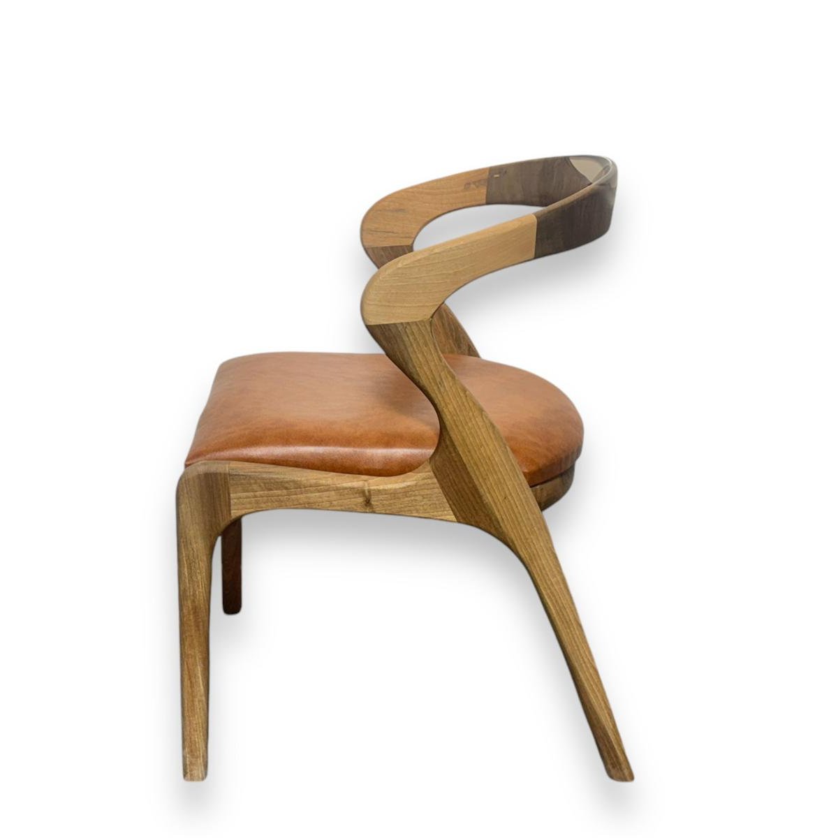 Walnut Epoxy Chair SM-10E