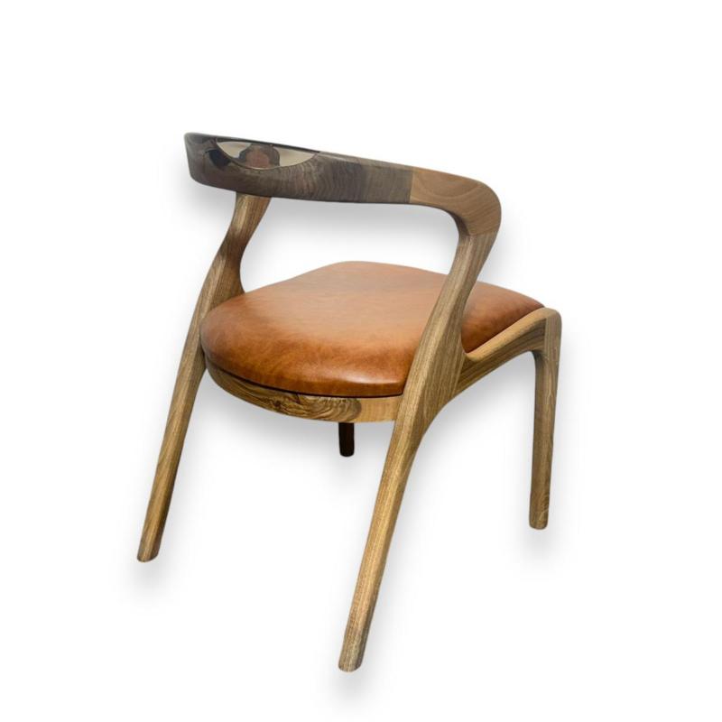 Walnut Epoxy Chair SM-10E