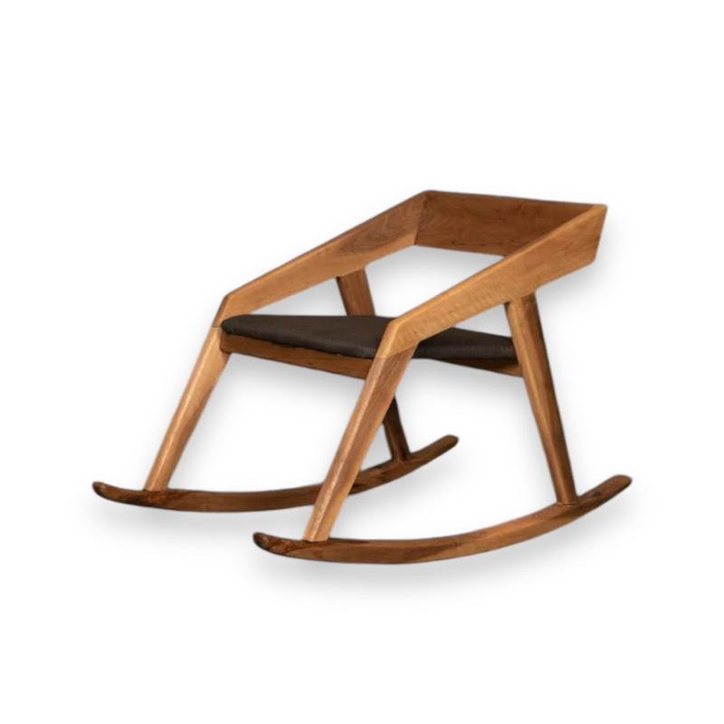 Handmade Walnut Rocking Chair