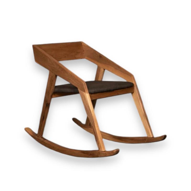 Handmade Walnut Rocking Chair
