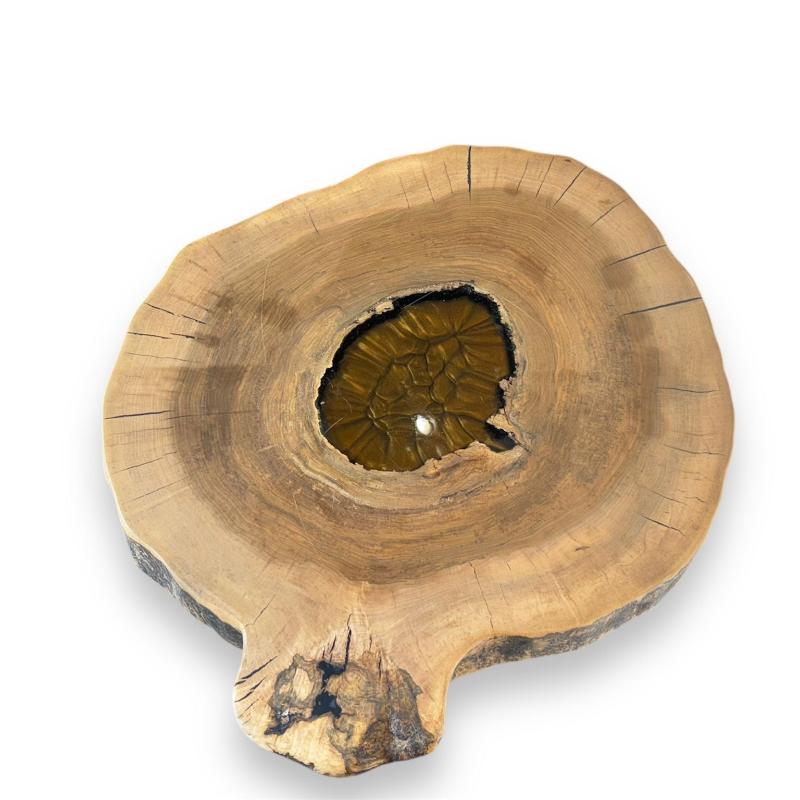 Ceviz Kütük Epoksili Sehpa