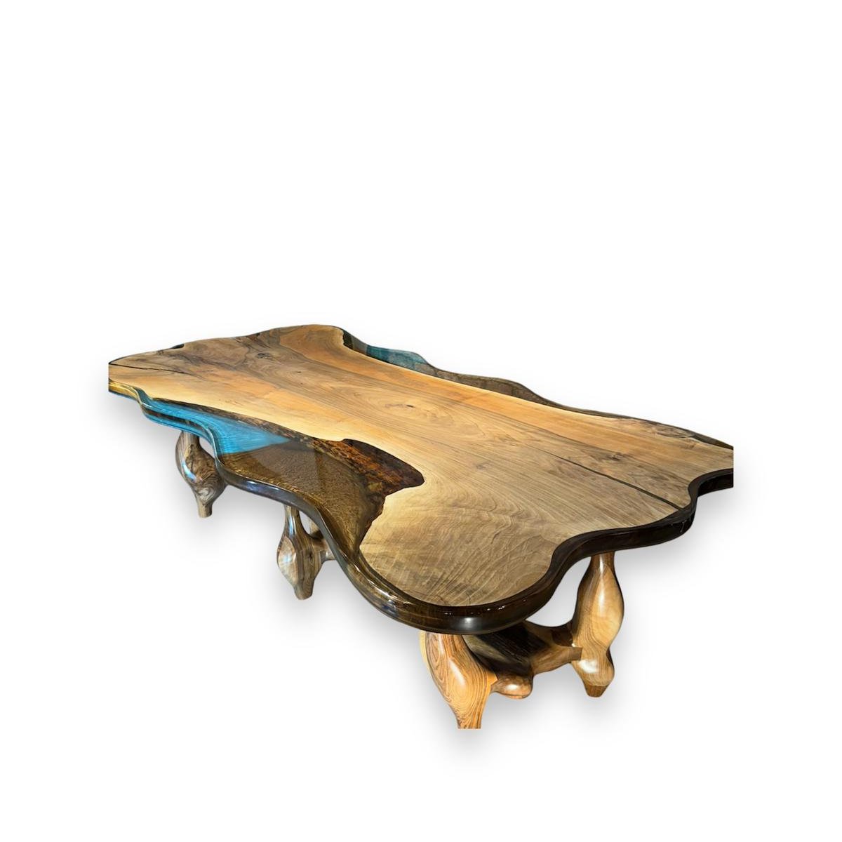 Walnut Epoxy Table