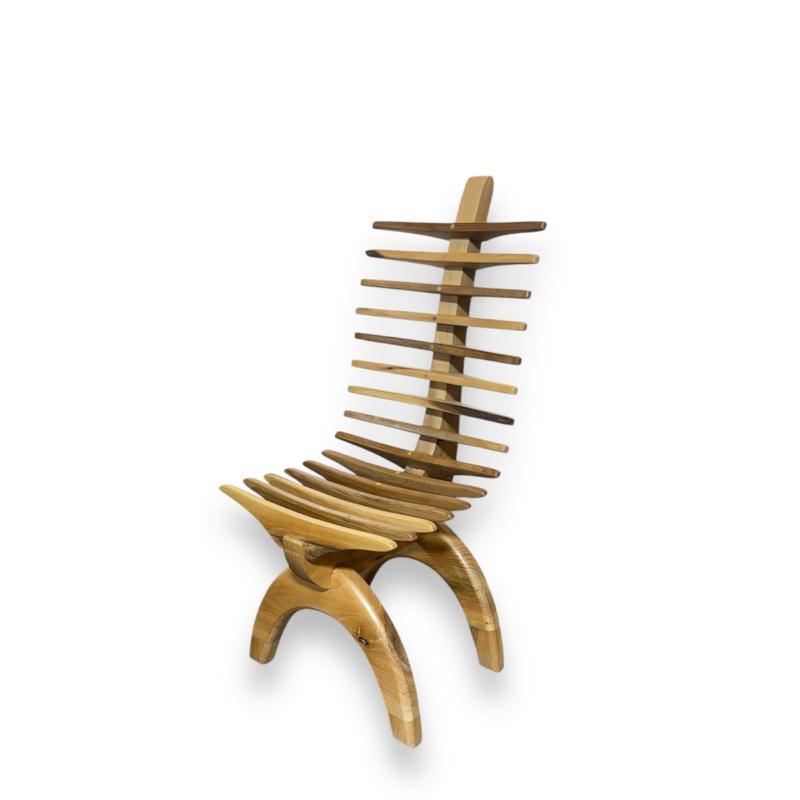 Walnut Spine Chair SM 6